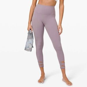 Lululemon Lululemon Align Crop 21" Love Knot Violet Verbena 4